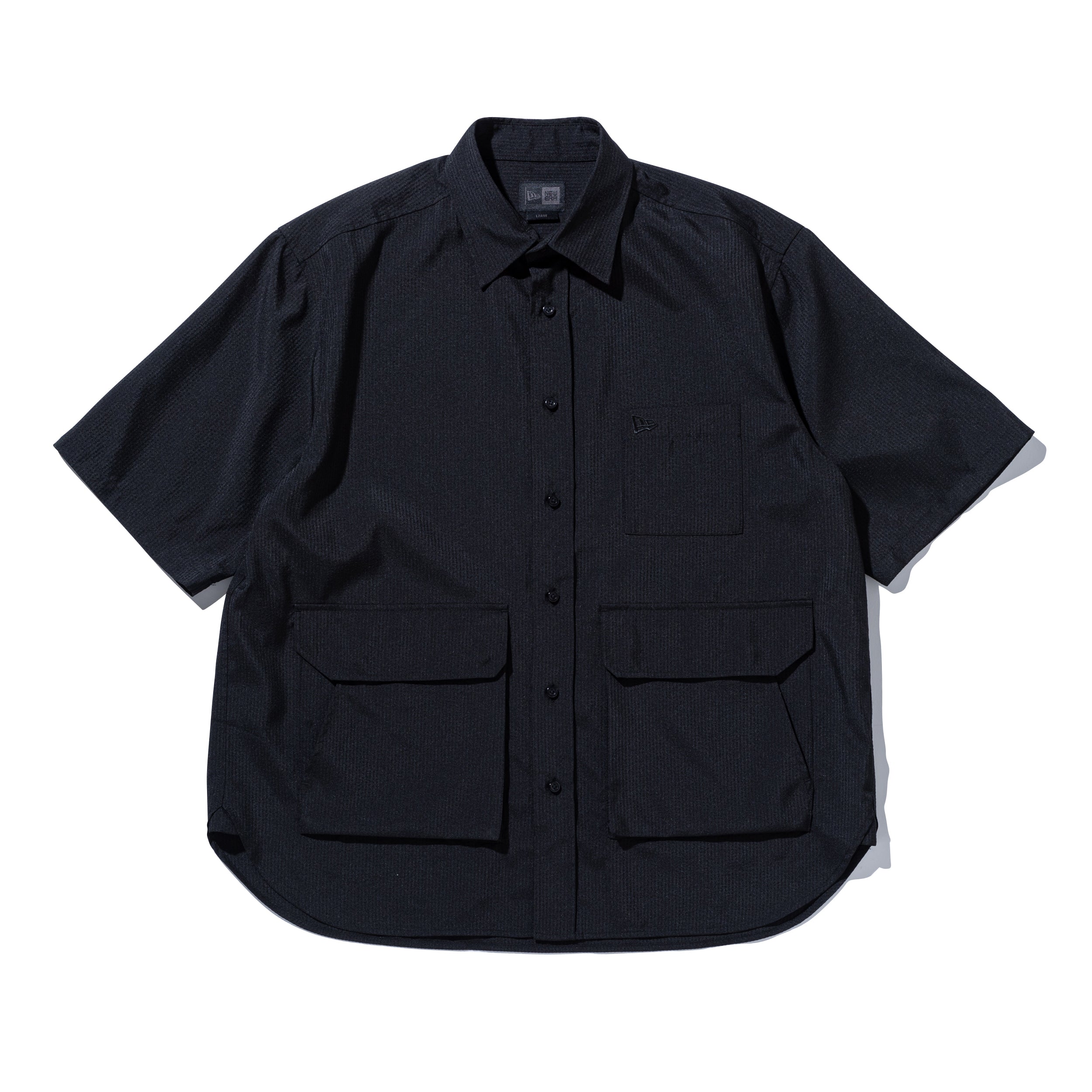 半袖 ストライプシャツ BLACK LABEL SS25 ブラック | ニューエラ