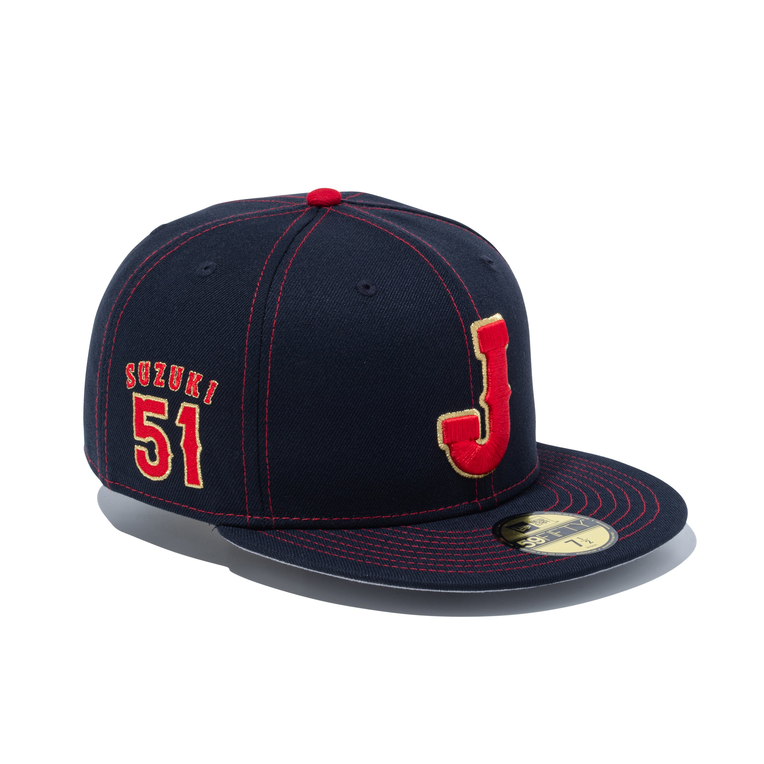 59FIFTY World Baseball Classic Under Visor Embroidery Side WBC