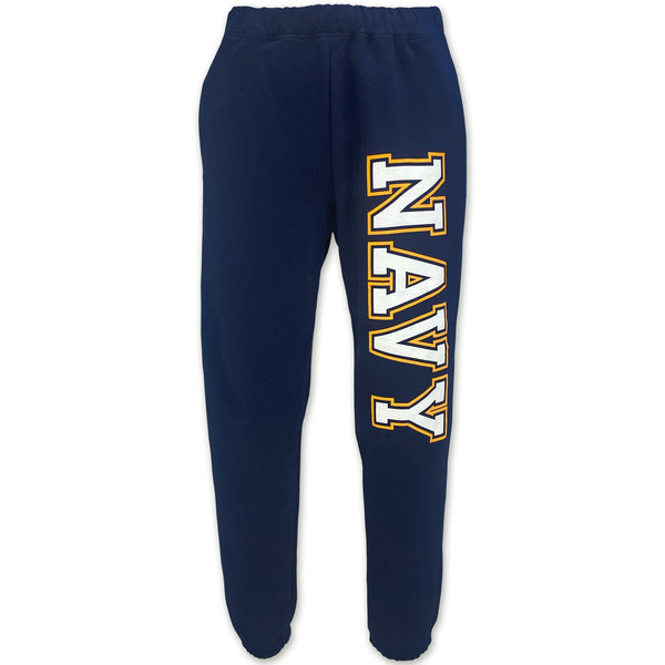 Navy Champion Fleece Banded Sweatpants (Navy) – Navy Gear