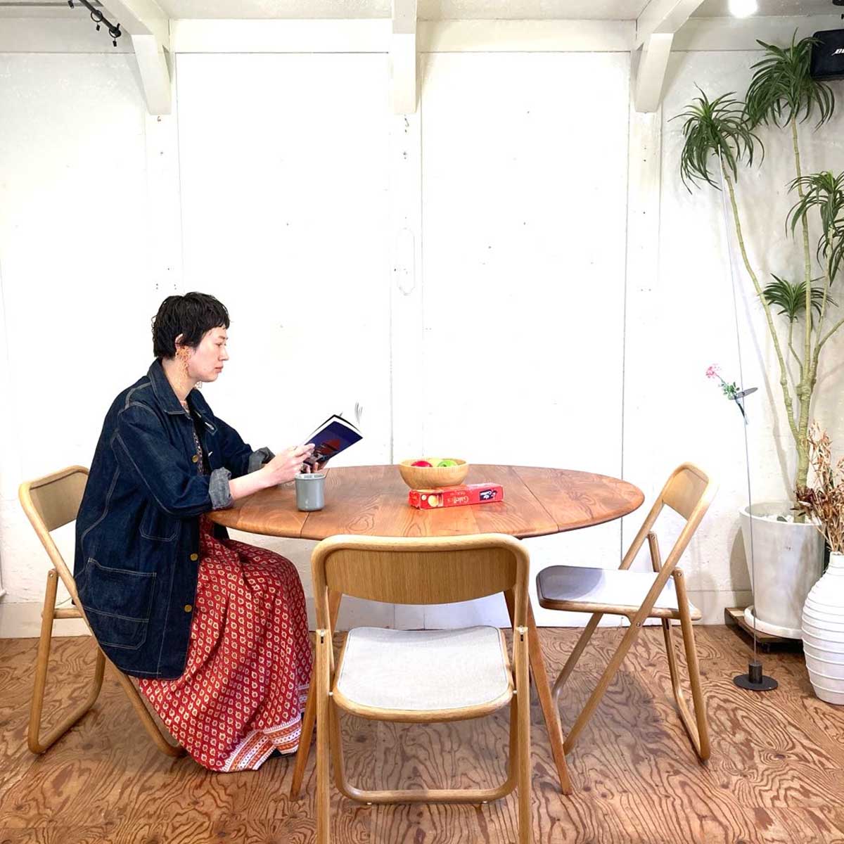 アーコール / ERCOL ドロップリーフ 伸長式 ダイニングテーブル