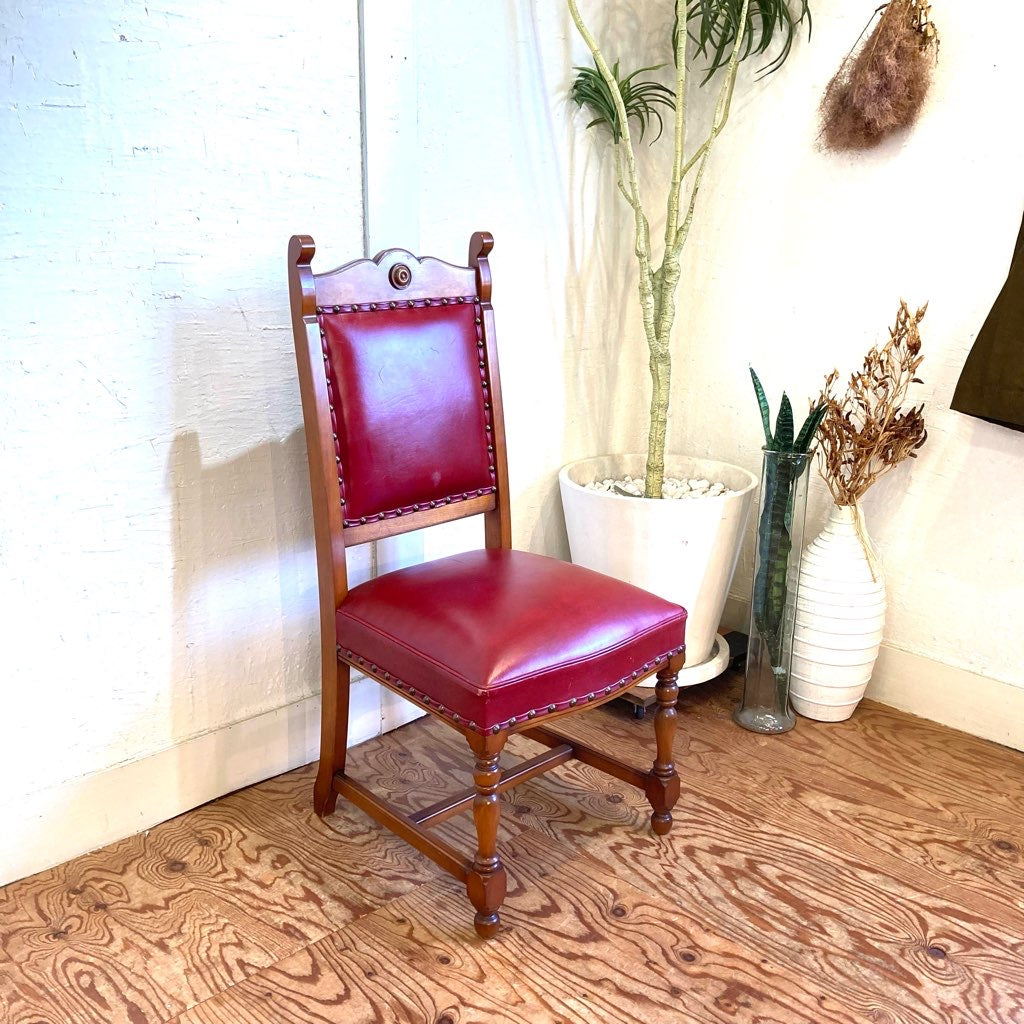 横浜ダニエル ミッシェルサイドチェア ダイニングチェア 本革 A-504