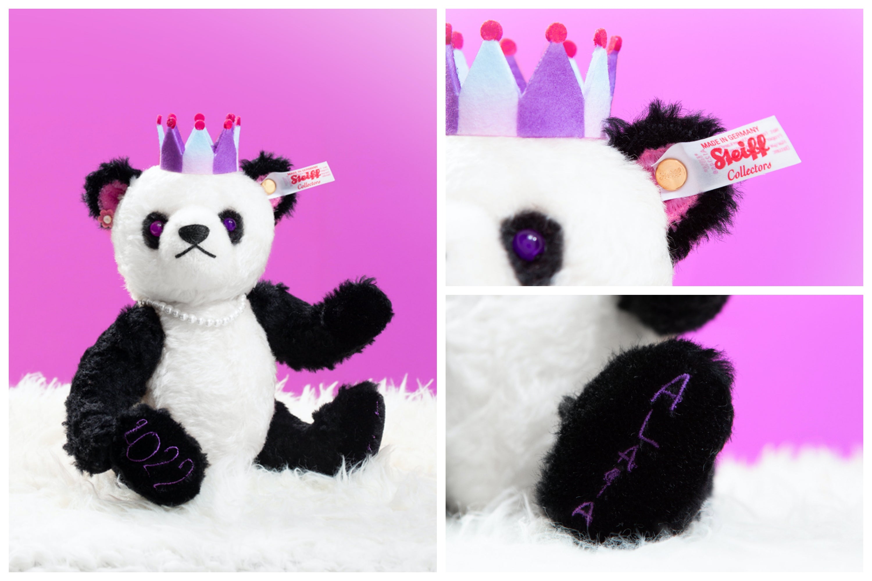 JOURNEY INTO THE FANCIFUL WORLD OF ALAIA X STEIFF PANDA BEARRY