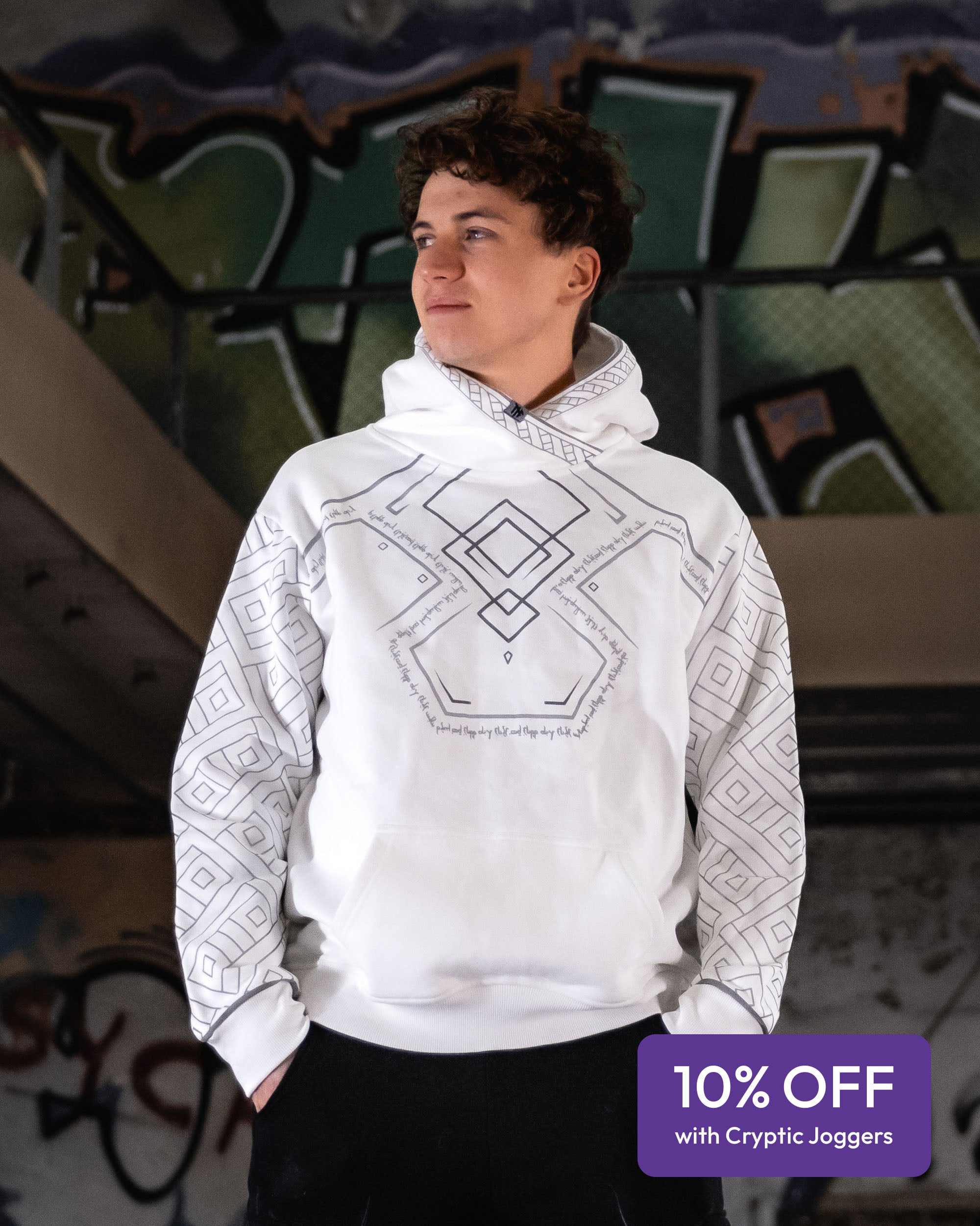 Ghost Cryptic Hoodie | Nerdforge Official Store