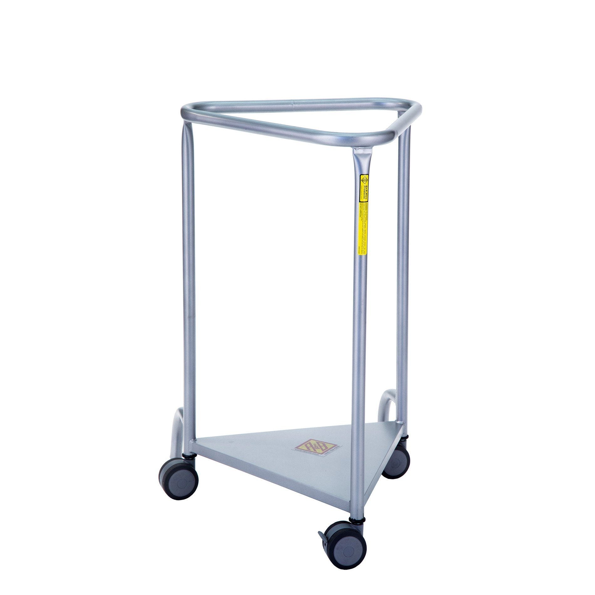 R&B Wire® Mega Capacity Laundry Cart with Single Pole Rack - 6