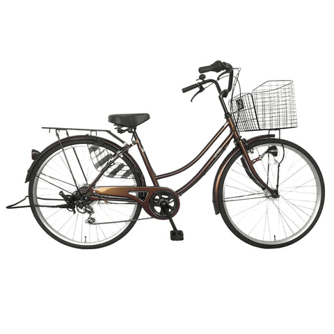 26インチ 6段変速ギア オートライト搭載 ママチャリ Leciel – 自転車