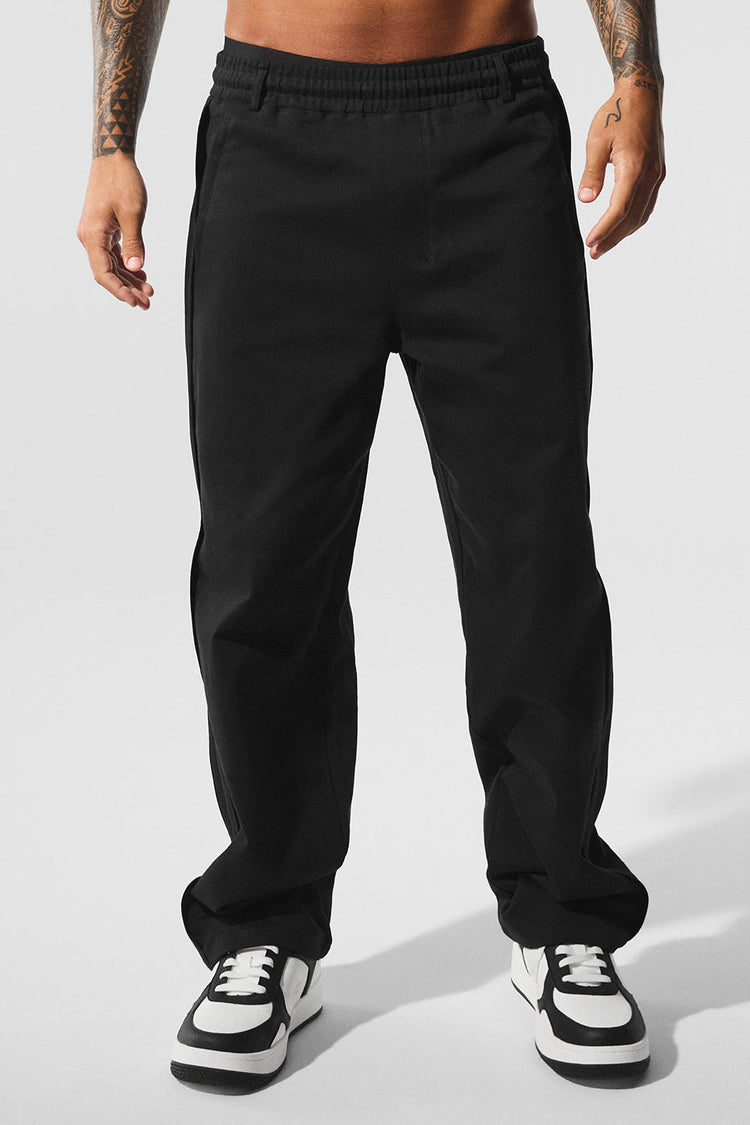 Edition Sueded Straight Leg Pant - Black | ALO