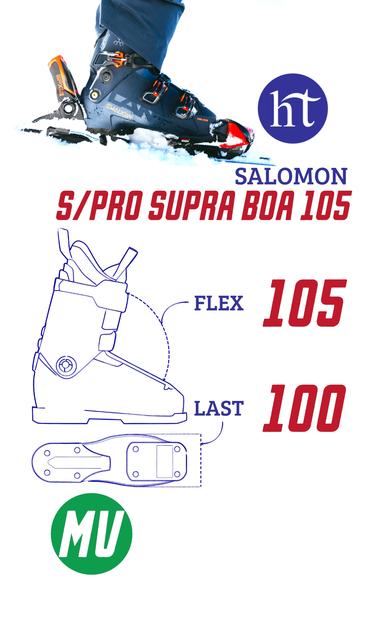 Salomon S/Pro Supra Boa 105 | 2025 | Ski Boots - Hi Tempo