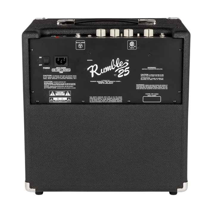 Fender Rumble 25 V3 Bass Combo Amplifier - Janzen Brothers Music