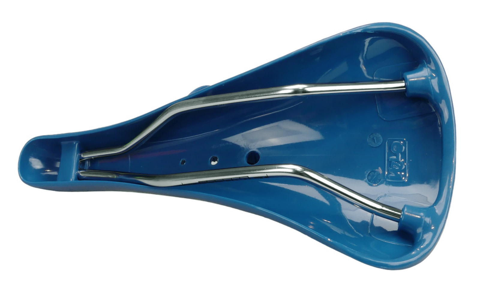 Velo VL-117 old school BMX LIGHTNING BOLT bicycle seat BLUE - NEW