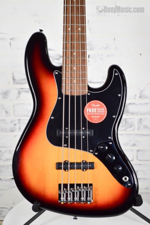 Squier Affinity Series Jazz Bass V - 3-color Sunburst with Laurel