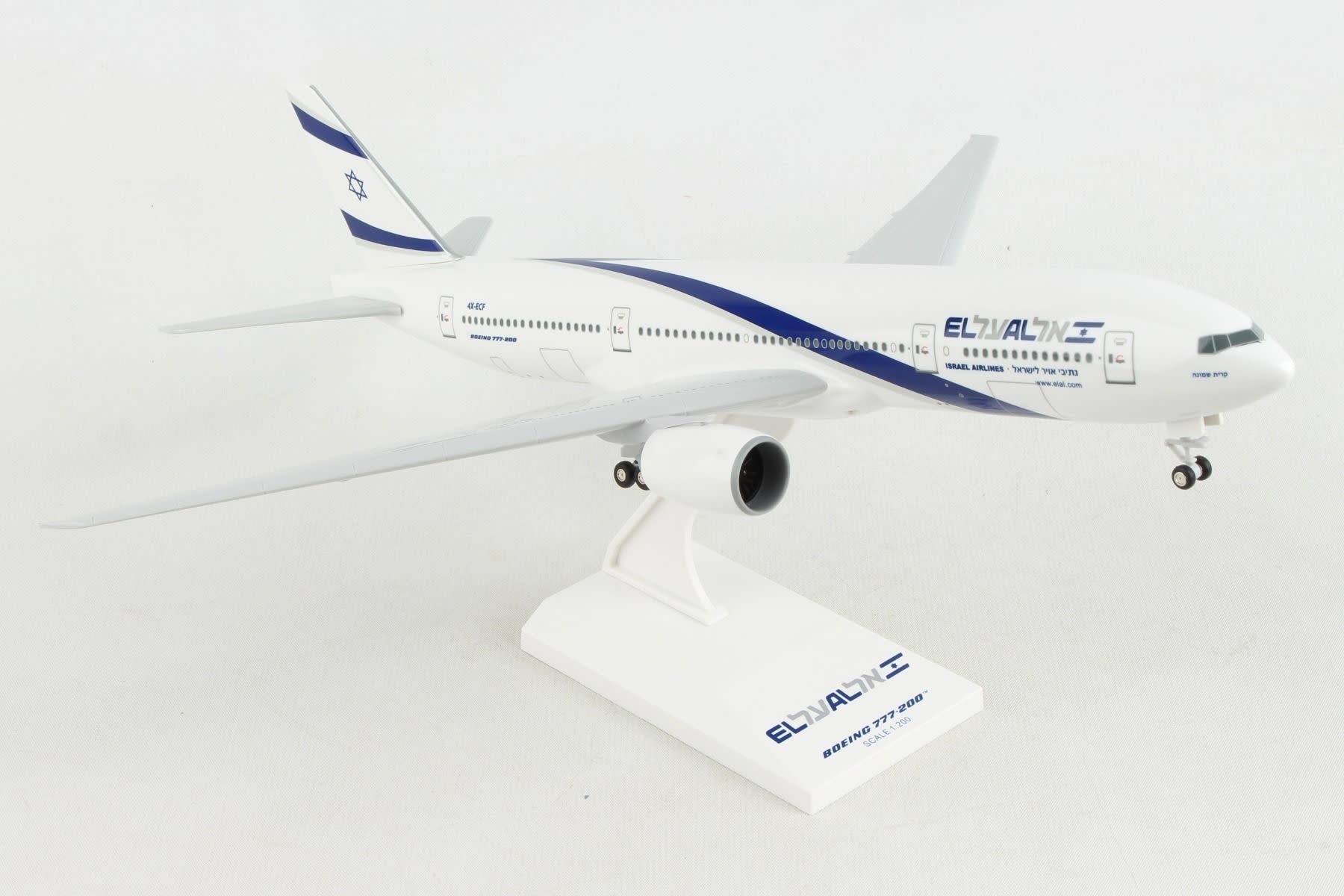 SKR752 1/200 El Al 777-200 W/ GEAR - My Tobbies - Toys & Hobbies
