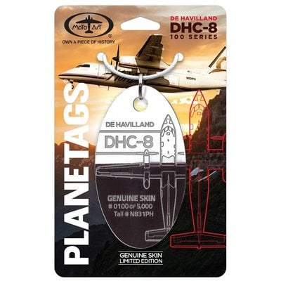 Plane Tag DHC-8 100 Series White ✈️ - Planewear