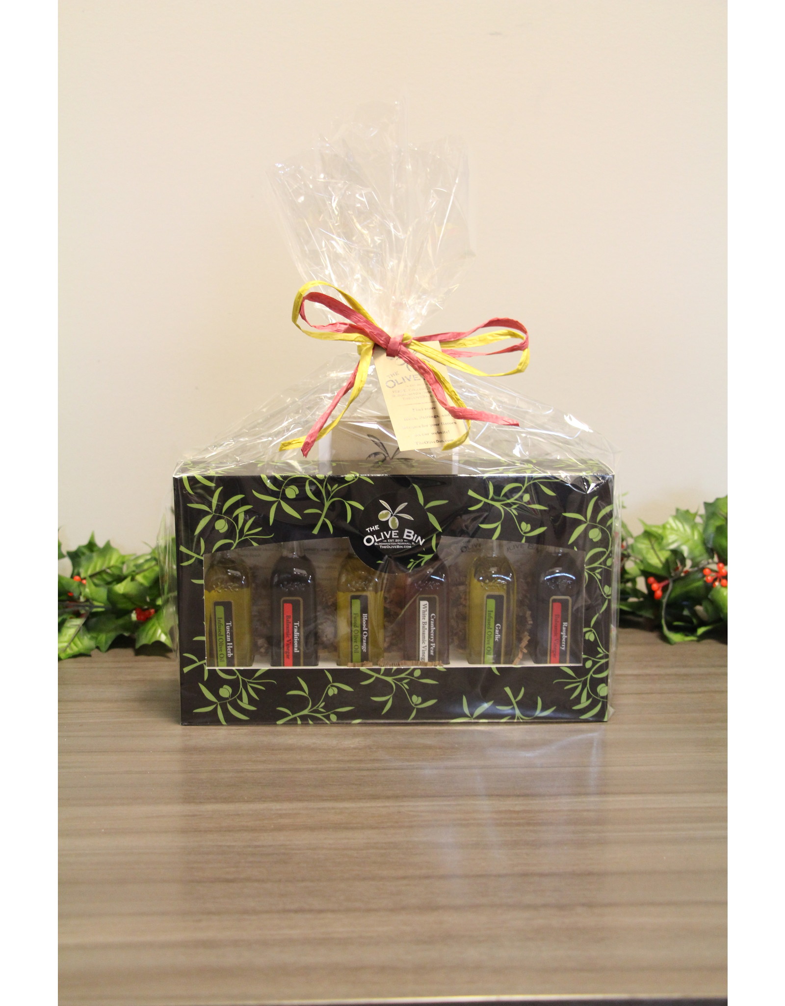 The Olive Bin's 6 Pack Sampler - WRAPPED - The Olive Bin