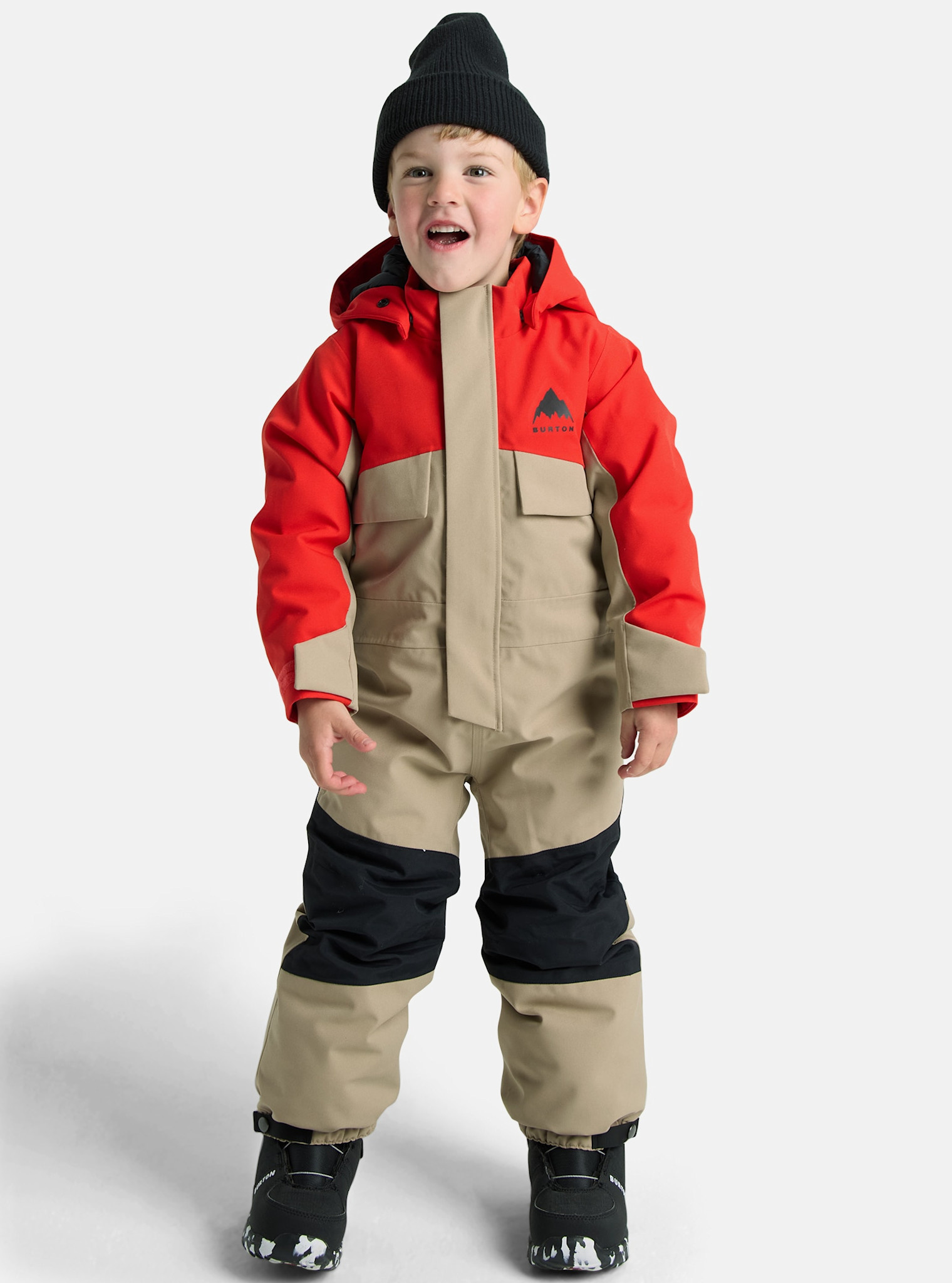Burton 2L One Piece 2026 (Toddler) | Flame Scarlet/Summit Taupe