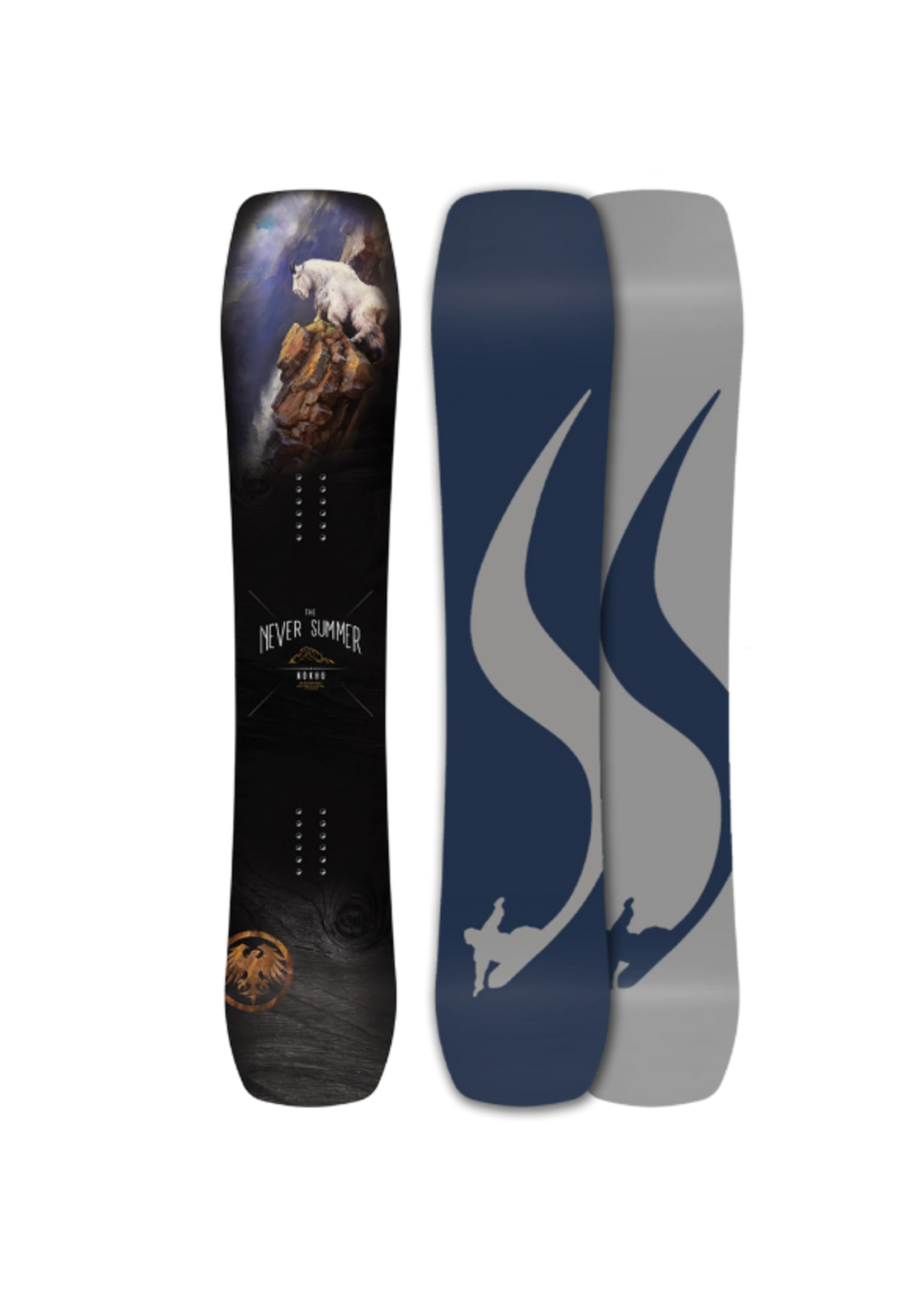 Never Summer Men's 2025 Triple Camber Nokhu Snowboard - Rock On Wheels