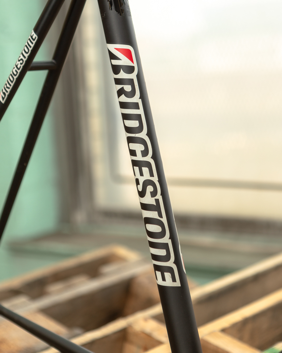 NJS Bridgestone Track Frame 51.5cm Black - C&L Cycles