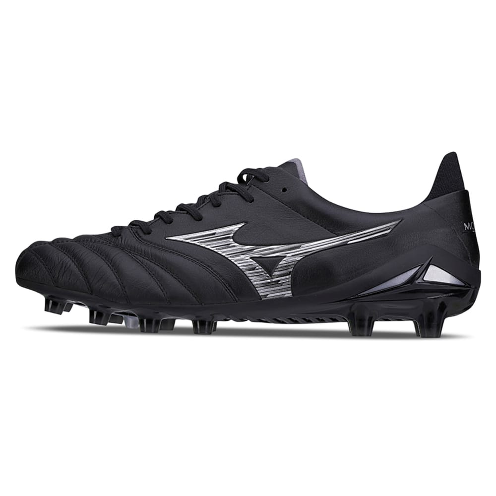 Chuteira Campo Mizuno Morelia Neo IV Japan - Preto-Prata - Tipos