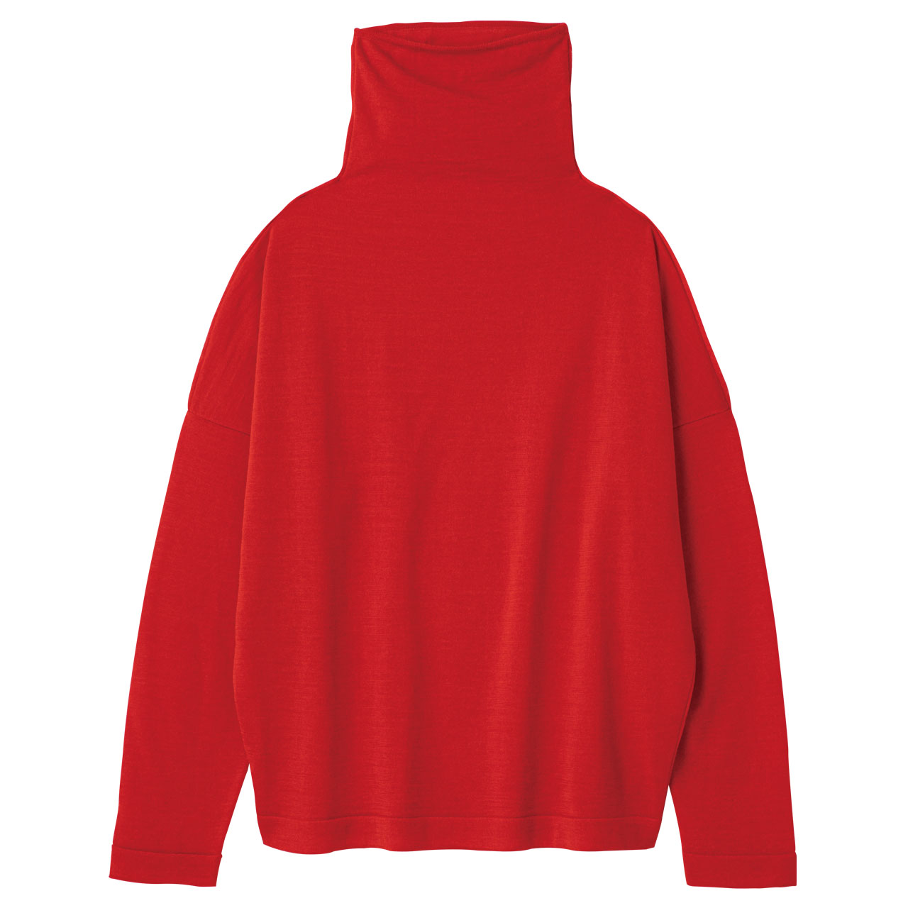 国産ニット】オハツキウール ハイネックプルオーバー【ウール100％】