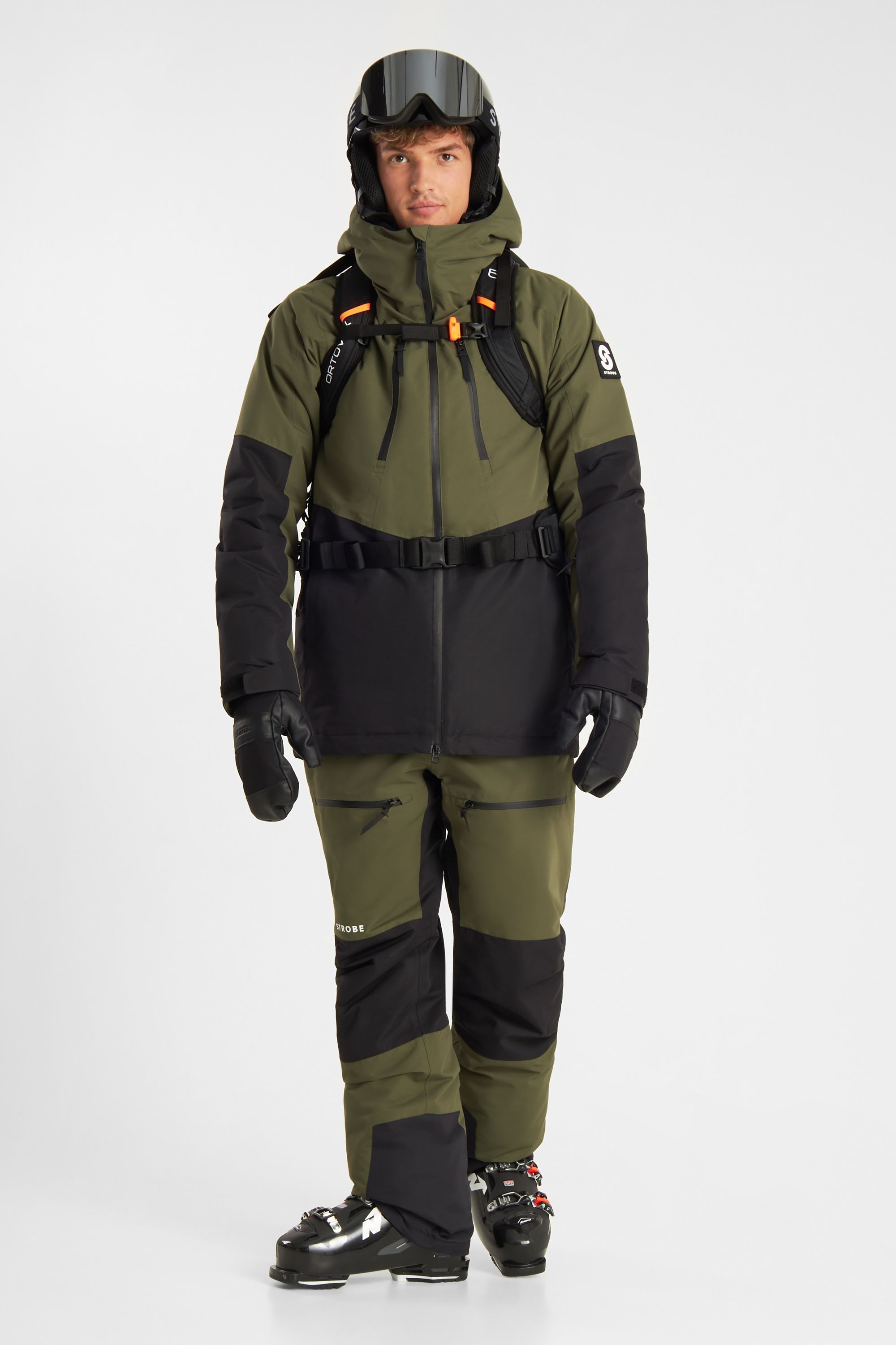 Lynx Ski Jacket Olive Green - Men's - Strobe