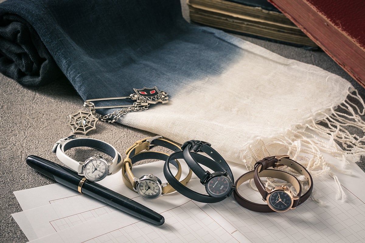 文豪ストレイドッグス」コラボの腕時計、ストールが登場! 文豪ストレイ
