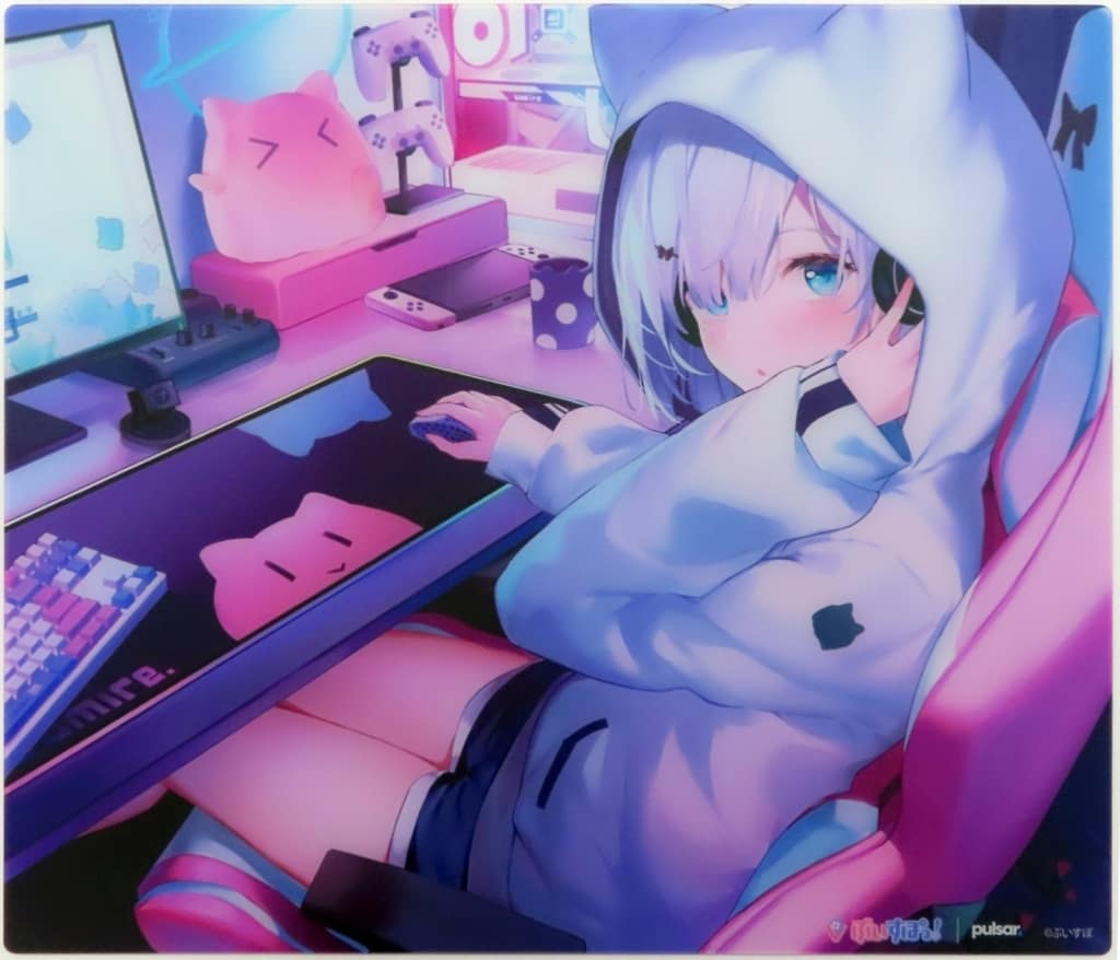 【新品未開封】ぶいすぽっ！ ガラスマウスパッド 花芽すみれ VSPO! GEAR VSPO! GEAR ガラスマウスパッド