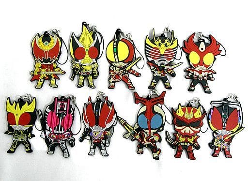 平成仮面ライダー20作品記念 BIGラバーストラップ  全種類セット 20作品記念】ローソン限定！仮面ライダーBIGラバーストラップを開封