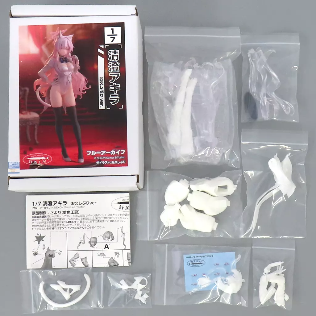 ガレージキット ブルアカ清澄アキラお久しぶりver.（針魚工房）塗装済み完成品 Amazon.co.jp: アーカイブ 清澄アキラ お久しぶりver ガレージキット