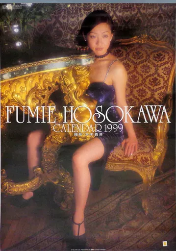 細川ふみえカレンダー1993  7枚（すべて切り離し済み）7.8月のみ無し 細川ふみえ 1993年卓上カレンダー - メルカリ