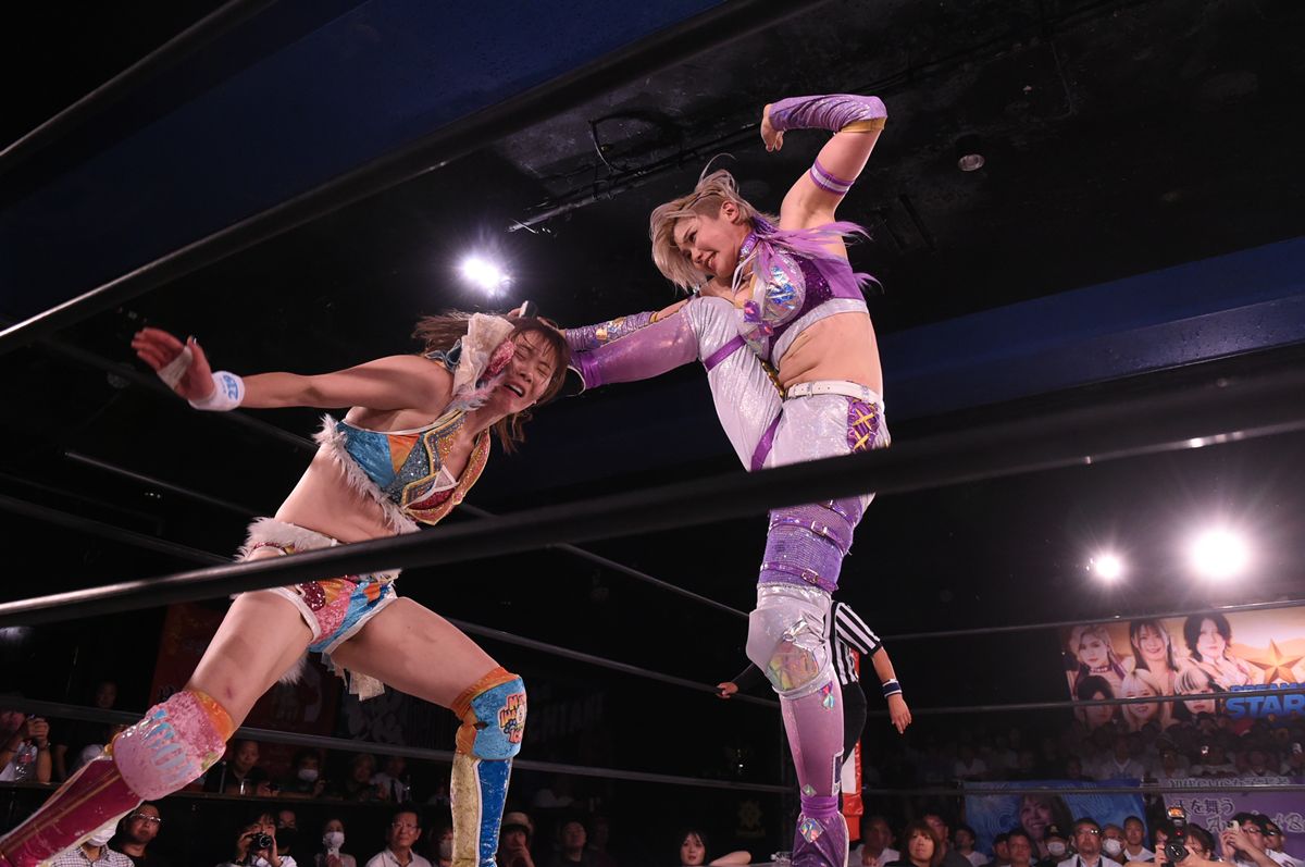 マリーゴールド】岩谷麻優、天麗皇希を破り“アイコンの壁”を見せつける