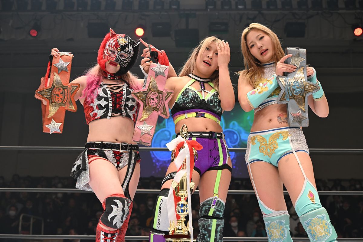 スターダム】スターライト・キッド＆AZM＆天咲光由がアーティスト王座