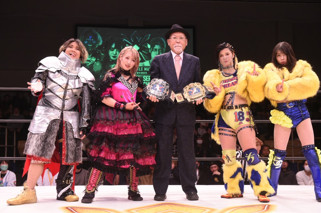 マリーゴールド】CHIAKI＆松井珠紗がツインスター王座V4成功も…青野