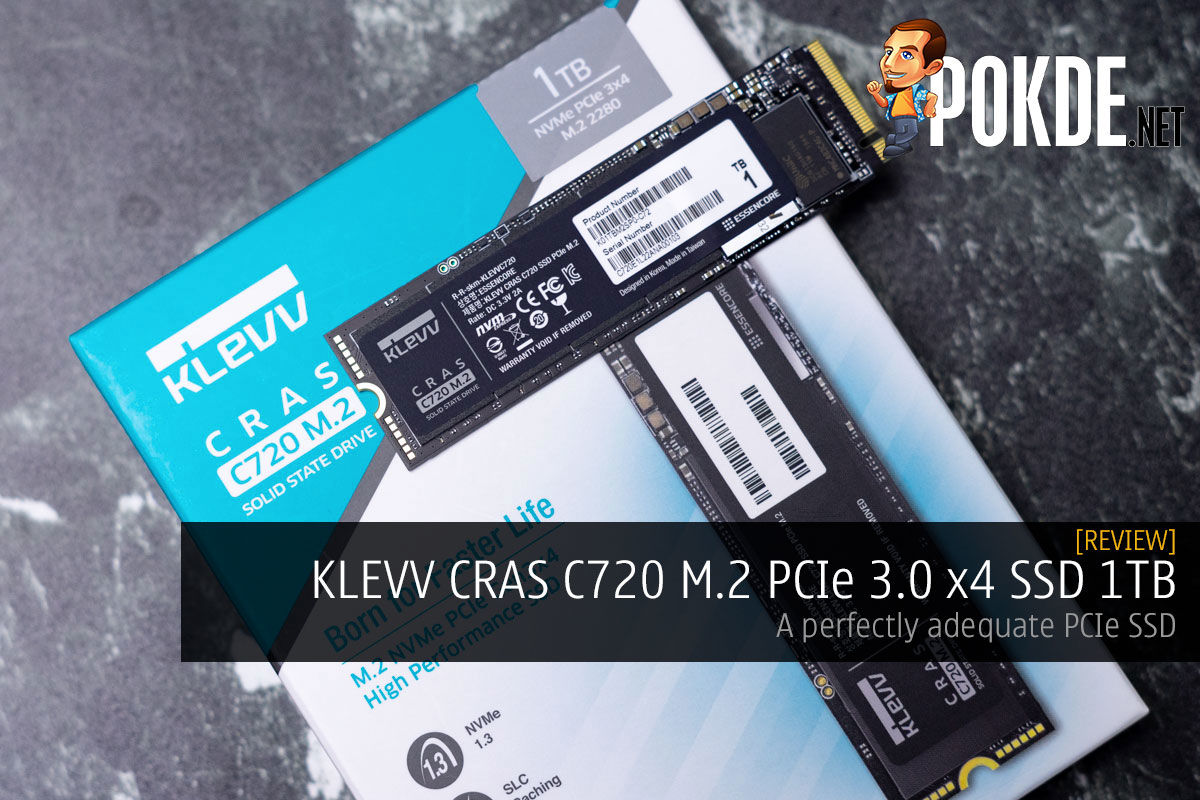 KLEVV CRAS C720 M.2 PCIe 3.0 x4 SSD 1TB Review — a perfectly