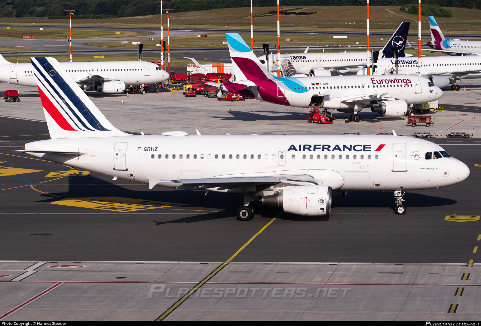 F-GRHZ Air France Airbus A319-111 Photo by Hannes Stender | ID