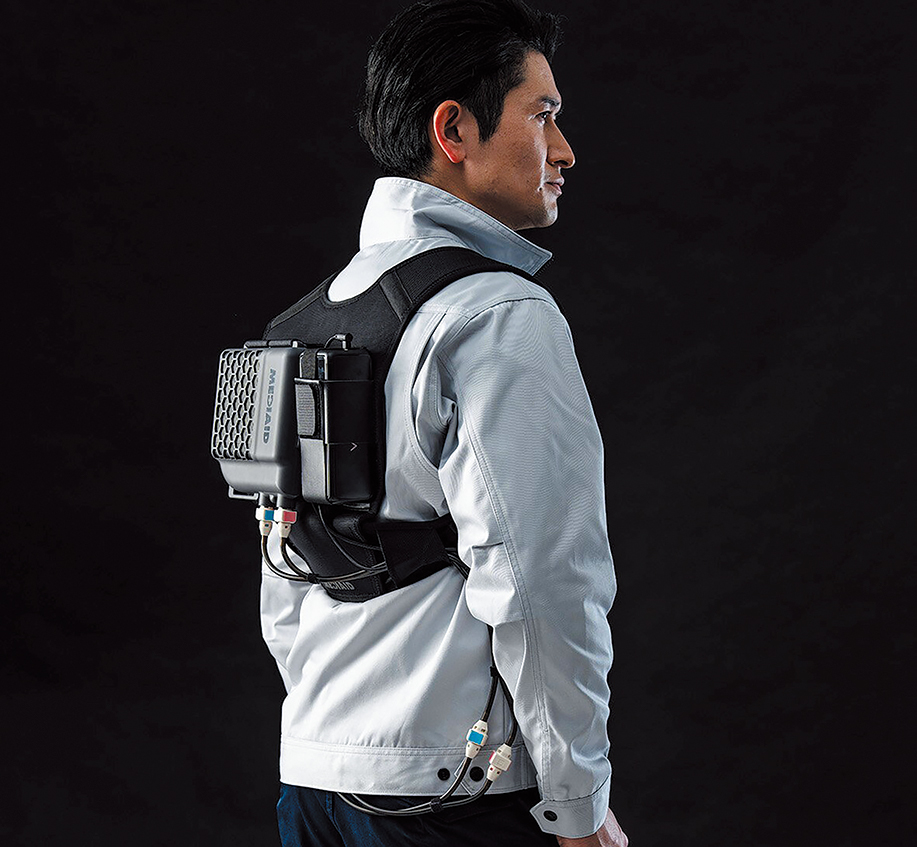 日本シグマックス ペルチェ式冷水循環服で長時間の暑熱対策を | 2025年