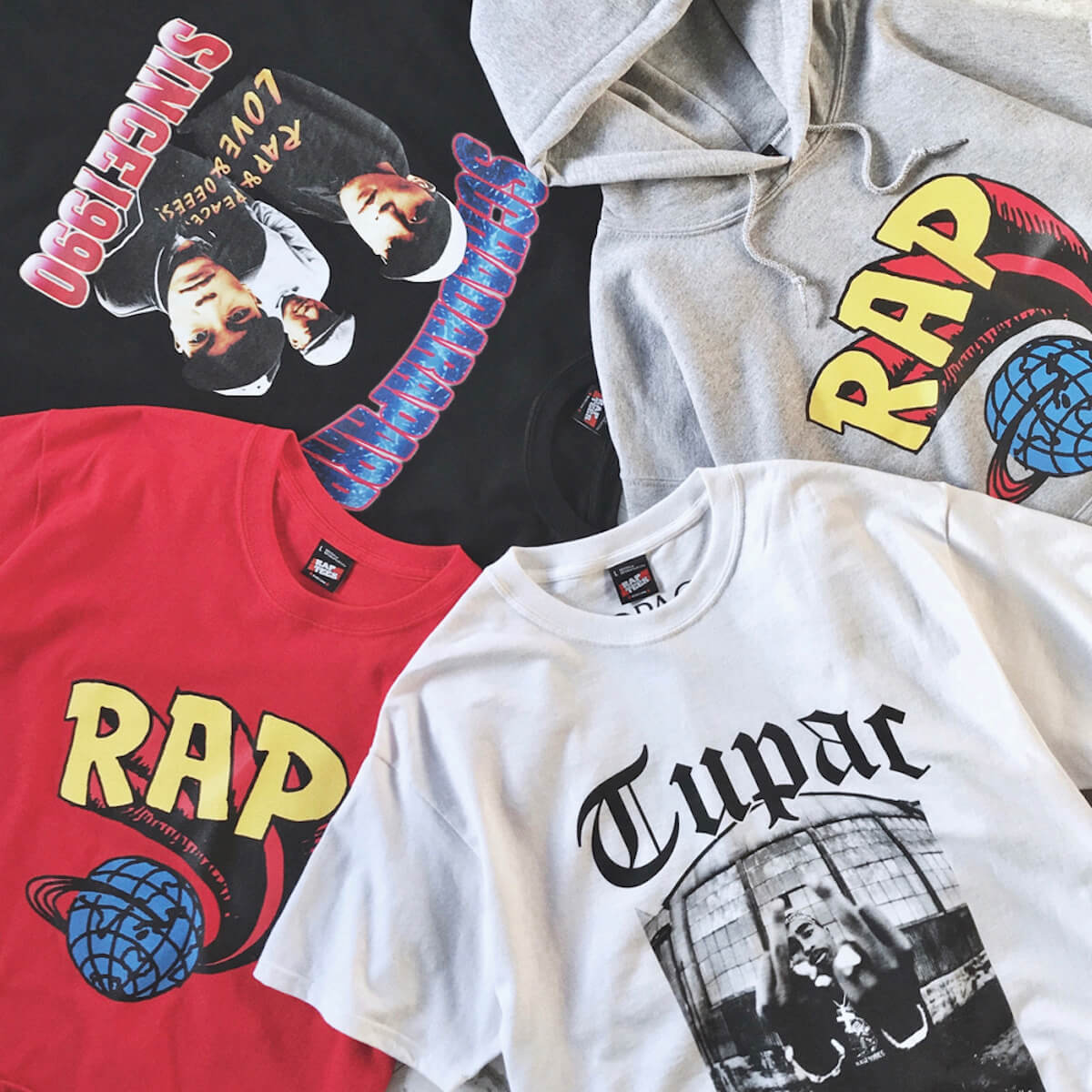 スチャダラパー、RHYMESTERがTシャツに！「RAP TEES」シリーズ新コラボ