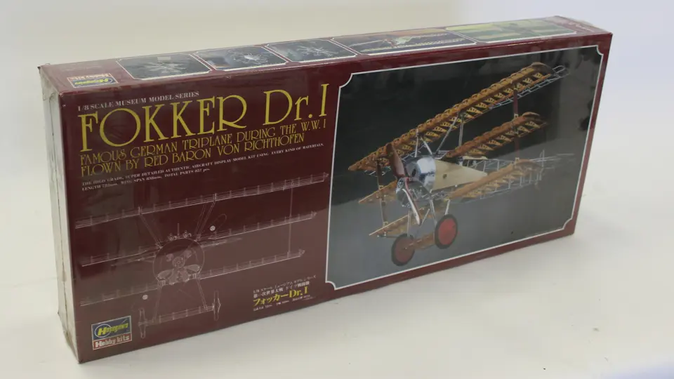 Fokker Dr. I German Triplane, 1:8 Scale Model by Hasegawa | Auburn