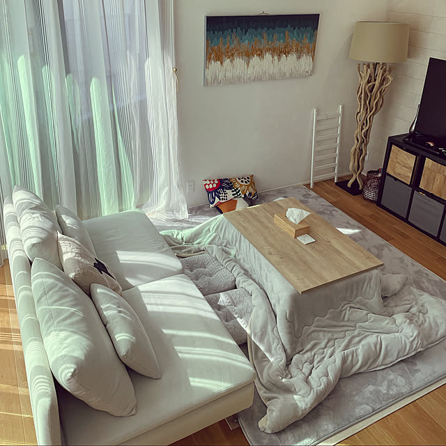 ニトリ 幅105cm 長方形 リビングこたつ(フロットC 105 ヴィンテージNA