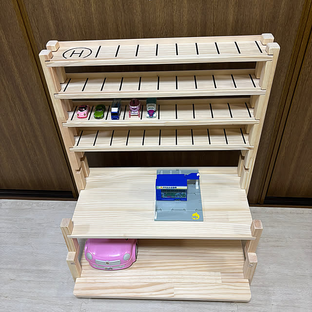 手作りおもちゃ トミカ駐車場のインテリア実例 ｜ RoomClip（ルーム