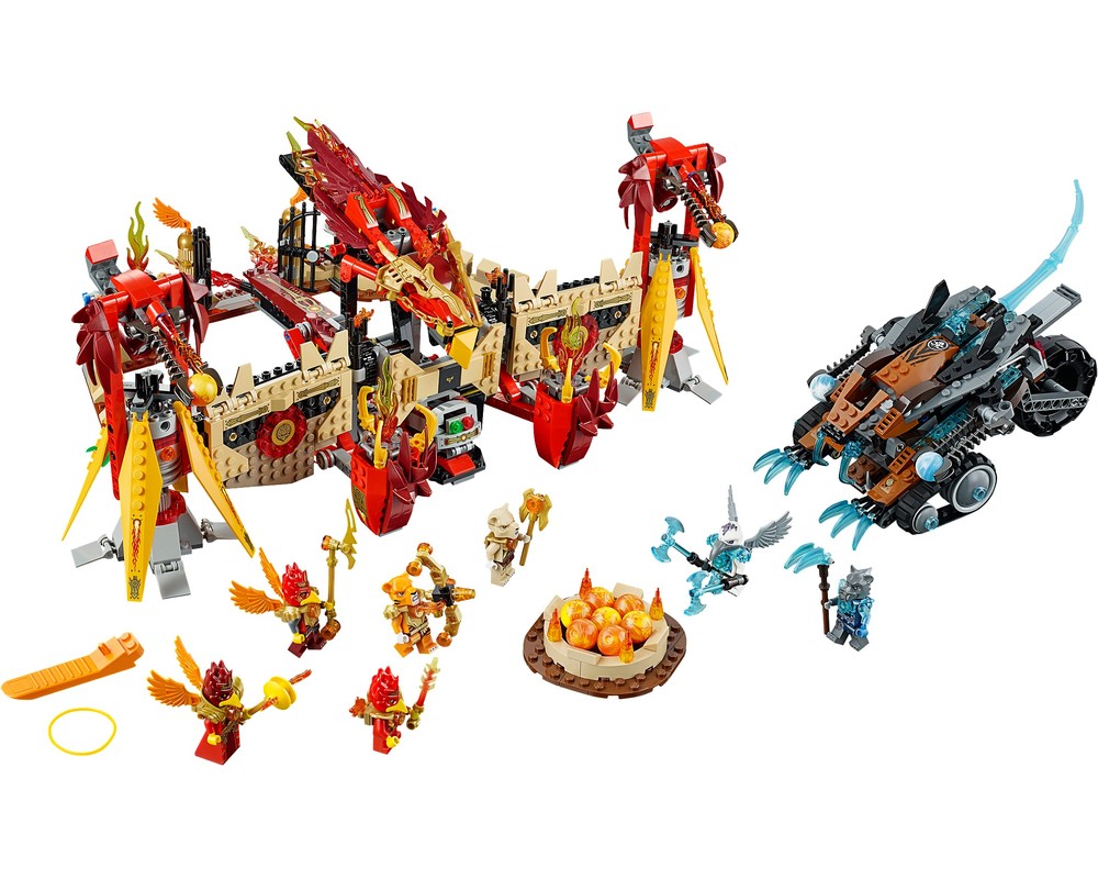 LEGO Set 70146-1 Flying Phoenix Fire Temple (2014 Legends of Chima