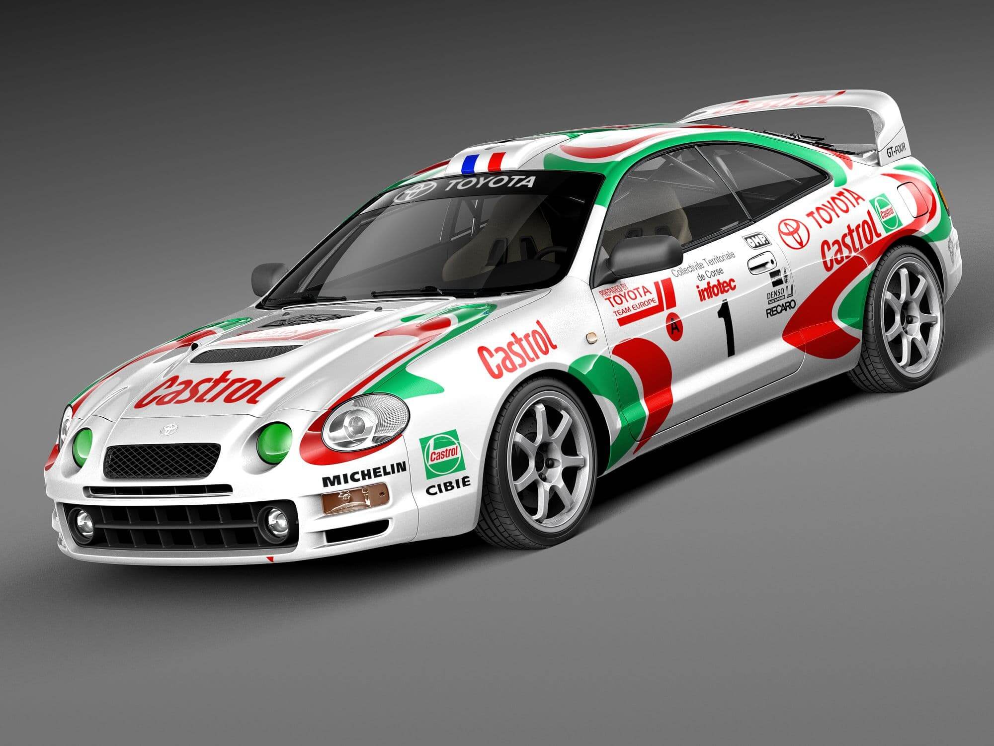 Toyota Celica GT4 Castrol Rally - 3D Model by SQUIR