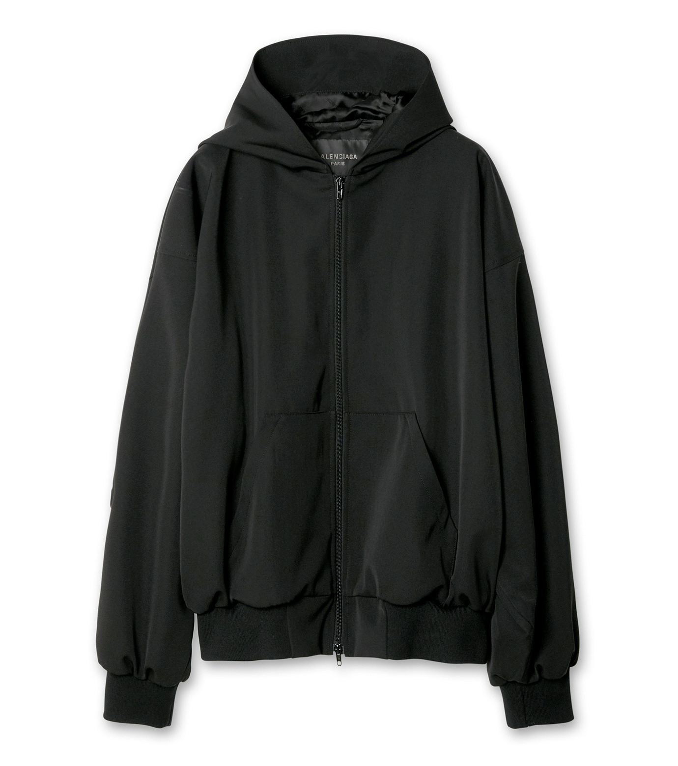 バレンシアガ - BALENCIAGA | Zip-Up Hoodie-Black-XSの通販 | RESTIR