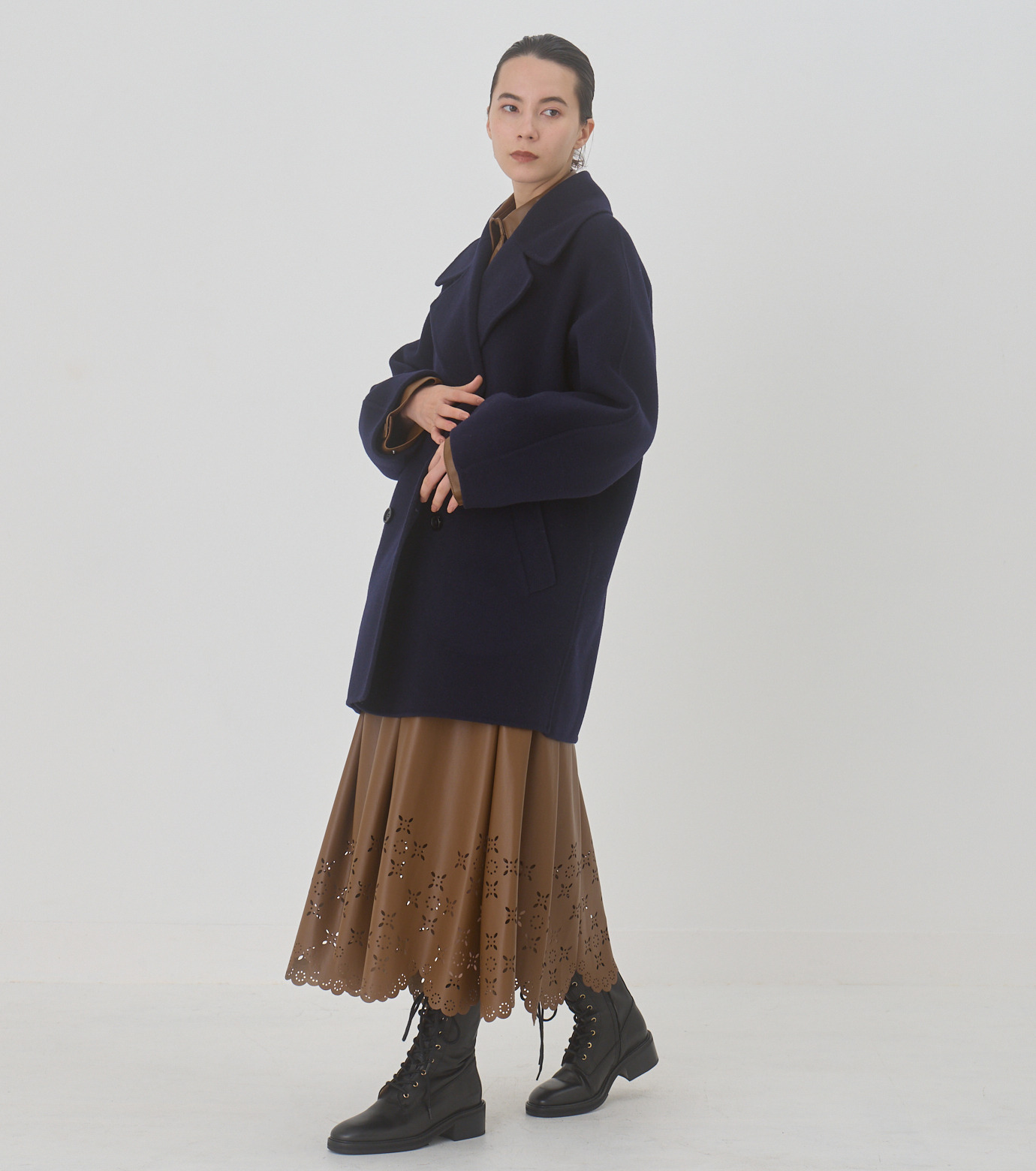 ル シェル ブルー - LE CIEL BLEU | Perforated Faux Leather | RESTIR