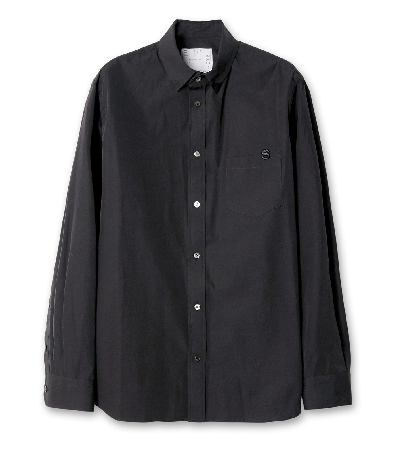sacai Cotton Twill Bowling Shirt サカイ sacai Cotton Twill Bowling