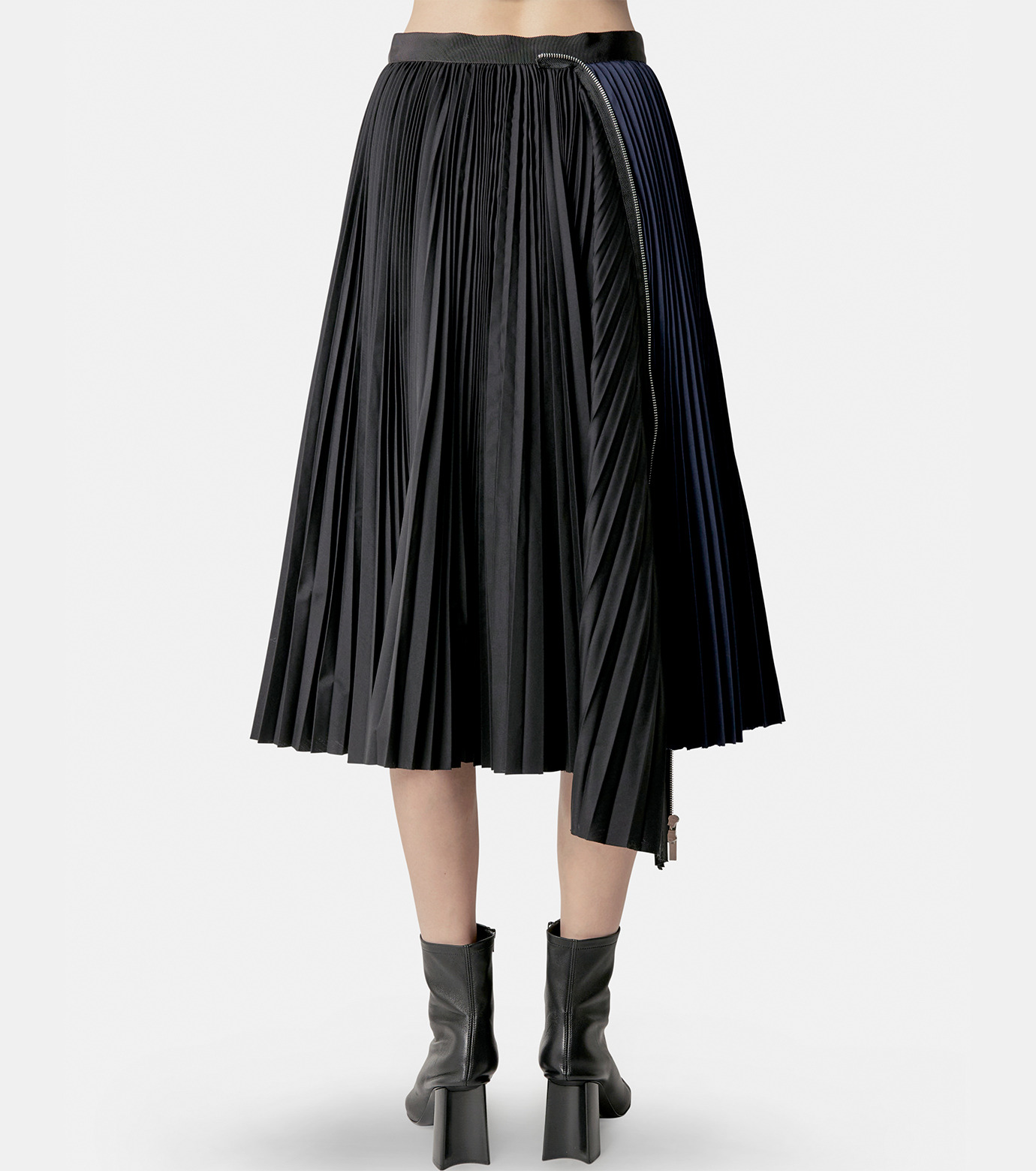 サカイ - sacai | Cotton Poplin Zipper Skirt-Black-1の通販 | RESTIR