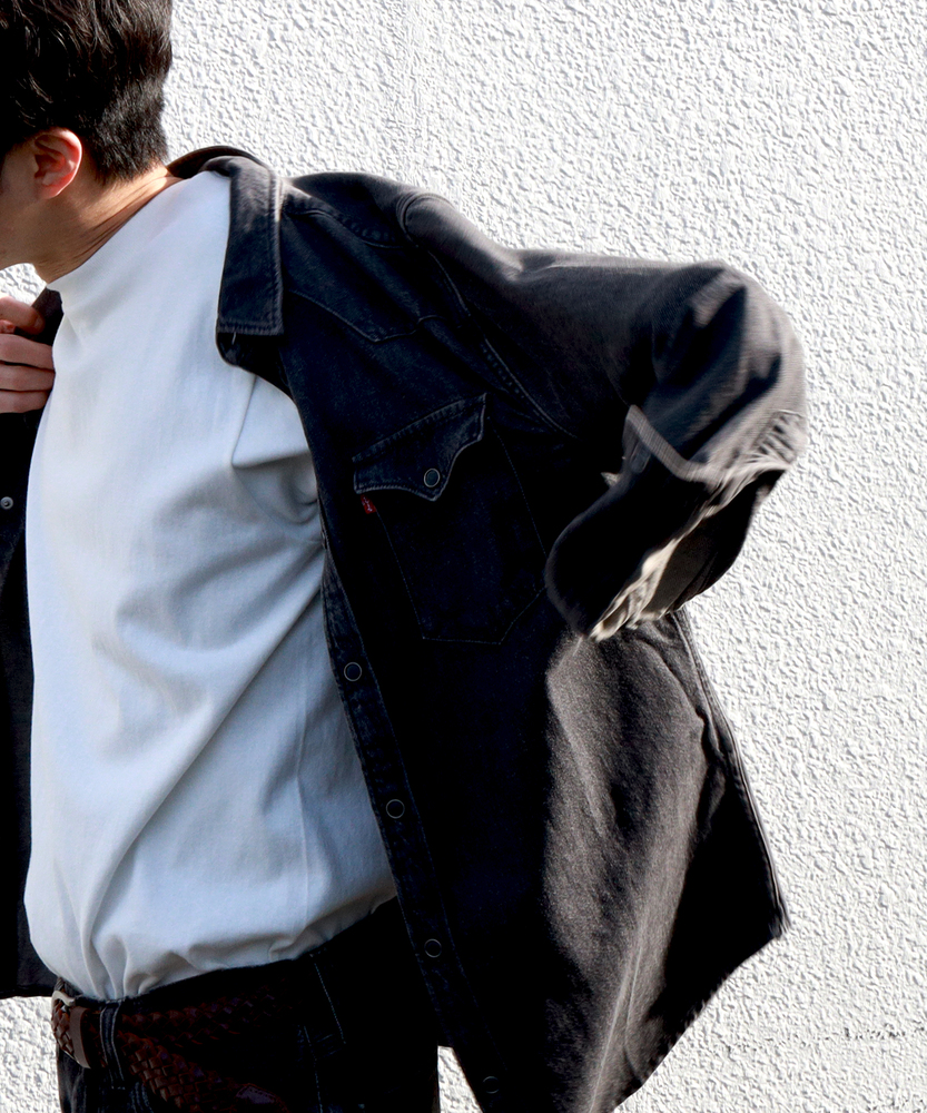 JACKSON WORKER」デニムシャツ(L ブラック): トップス｜Right-on公式