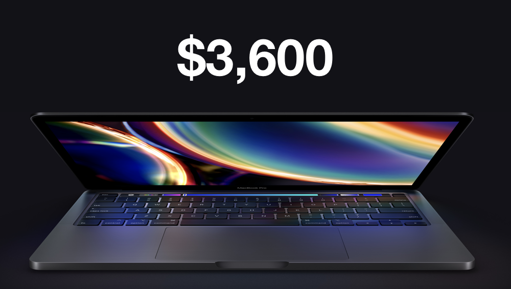 Maxed Out 2020 13-inch MacBook Pro Will Cost You $3,600