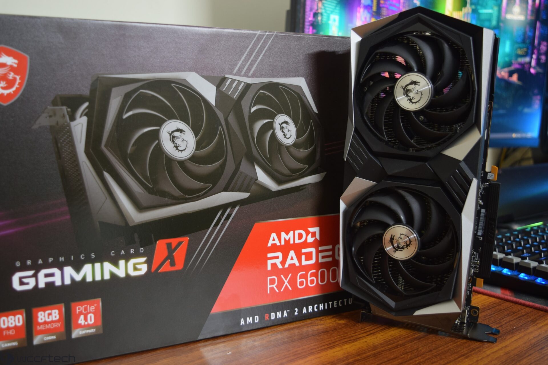 MSI Radeon RX 6600 XT Gaming X 8 GB GDDR6 Graphics Card Review - A
