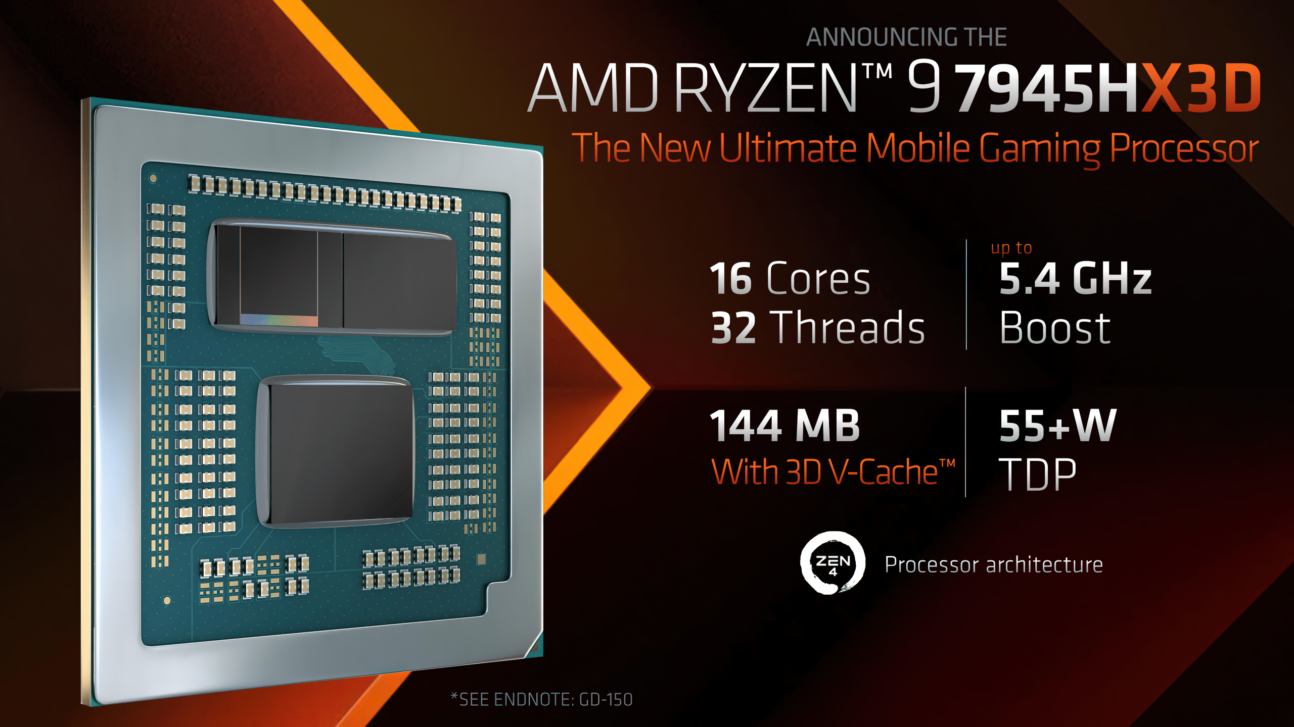 AMD Unleashes The Ryzen 9 7945HX3D, First 3D V-Cache CPU For