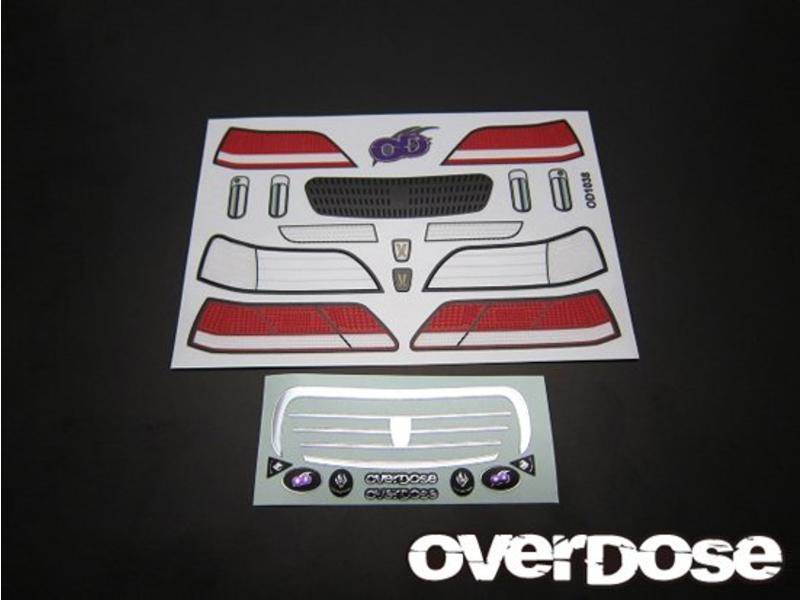 Overdose / OD1038B / 3D Graphic Series Light & Emblem Set for OD