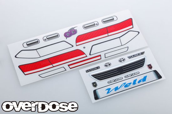 Overdose / OD1637B / 3D Graphic Series Light & Emblem Set for OD
